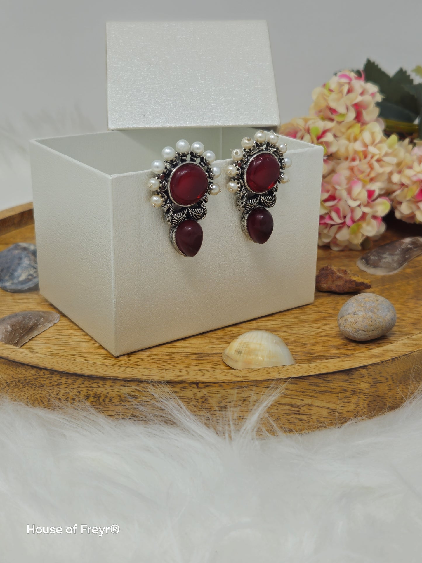 Vintage Floral Earrings
