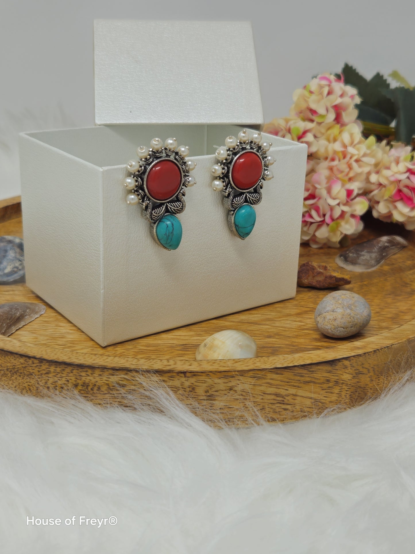 Vintage Floral Earrings