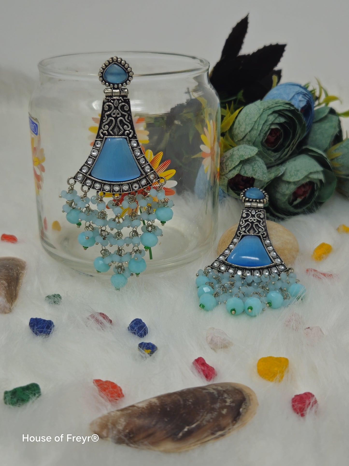 Chic Silver Dangler Earrings
