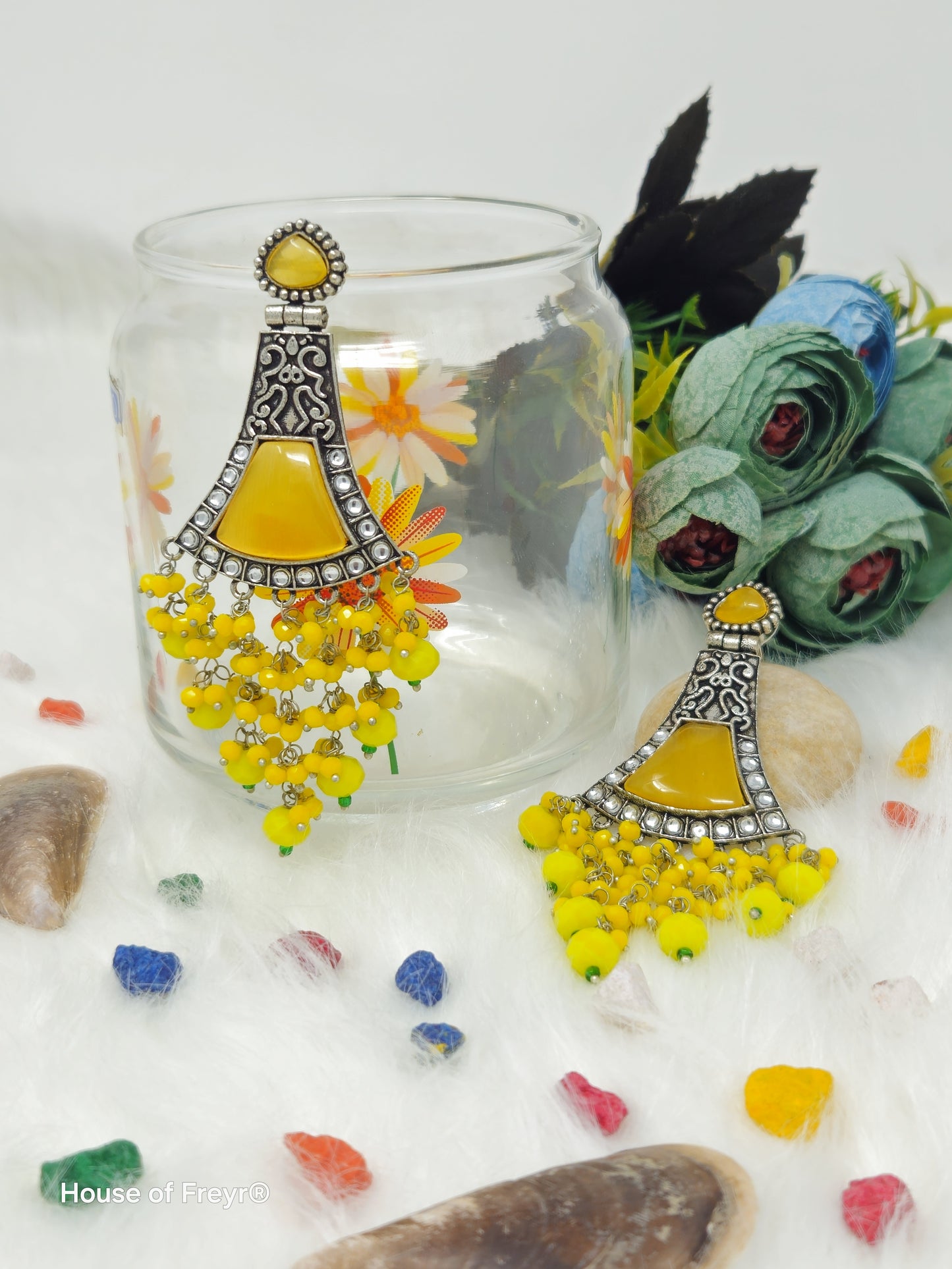 Chic Silver Dangler Earrings