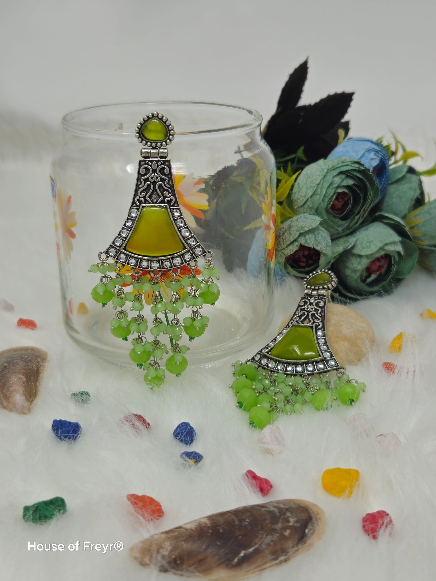 Chic Silver Dangler Earrings