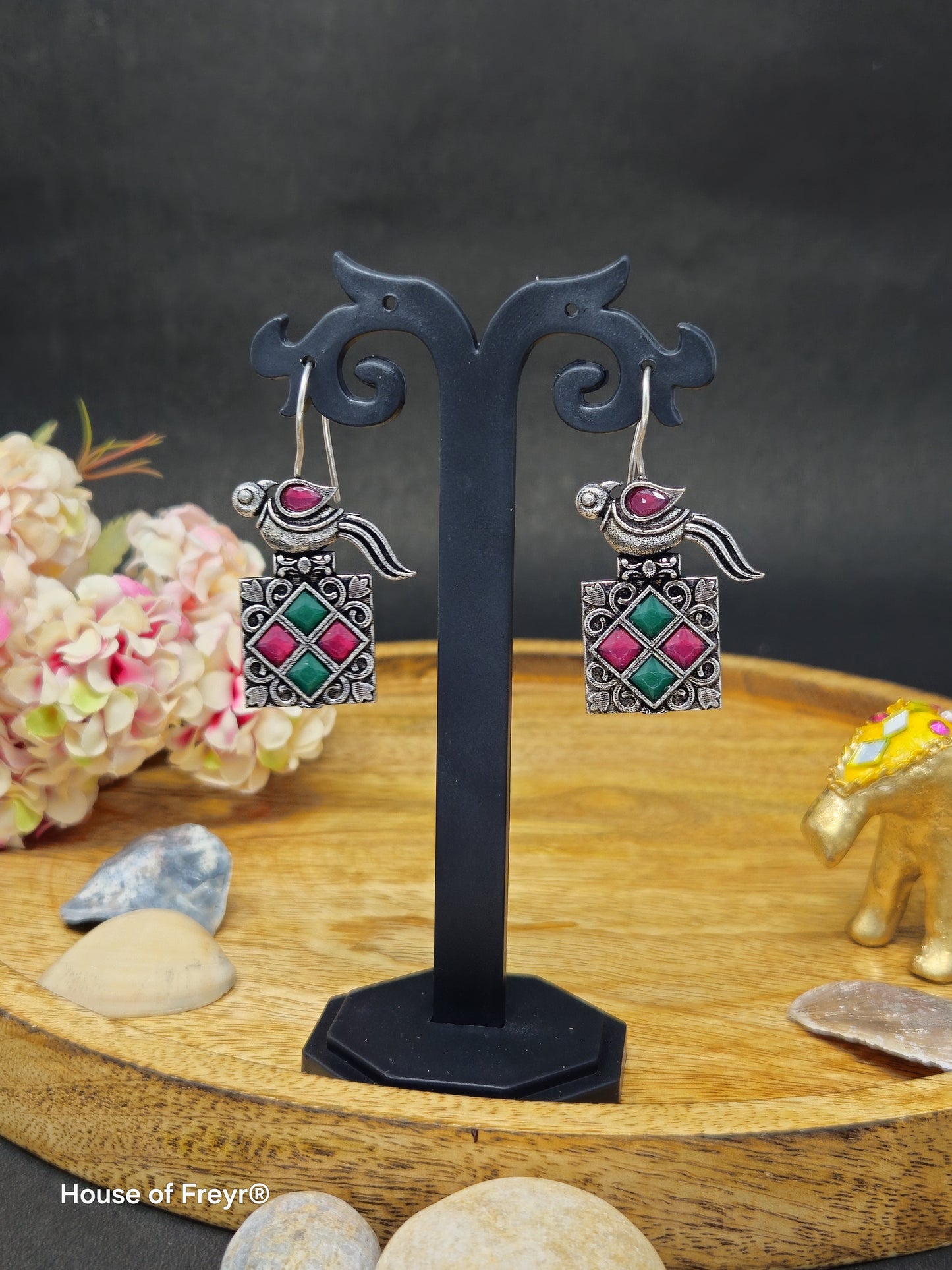 Vintage Silver Hook Earrings