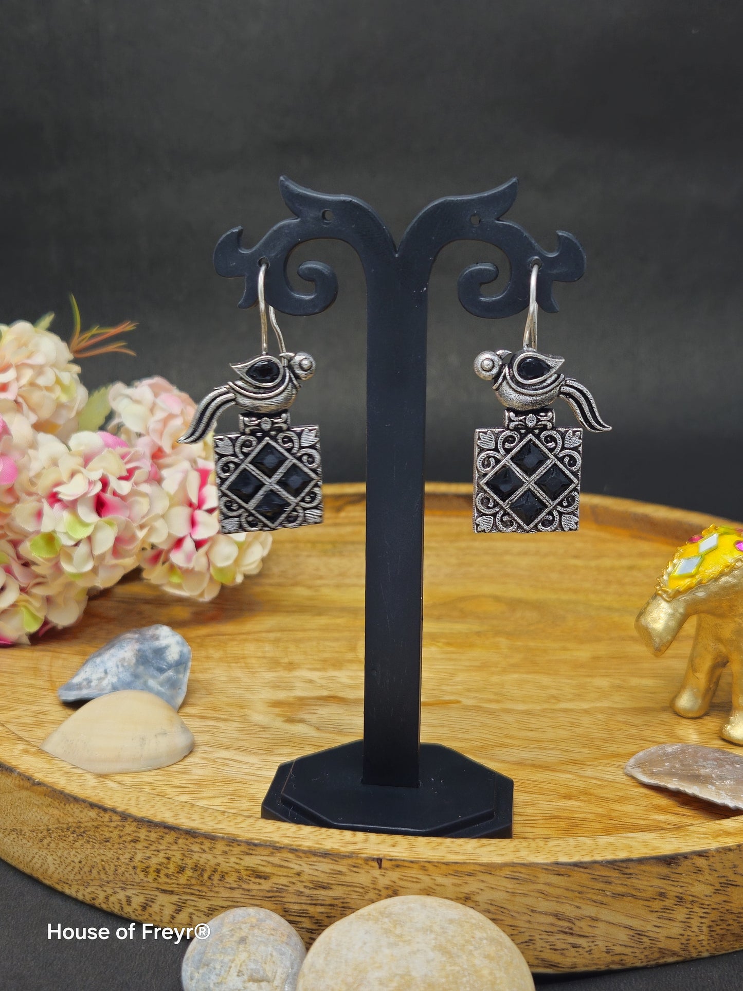 Vintage Silver Hook Earrings
