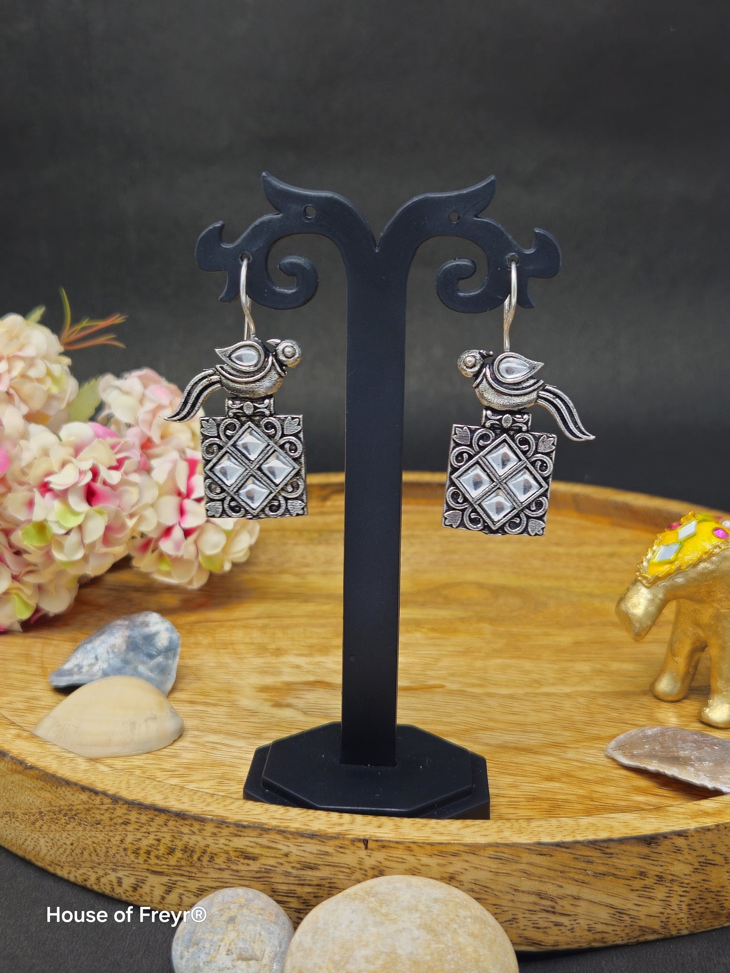 Vintage Silver Hook Earrings