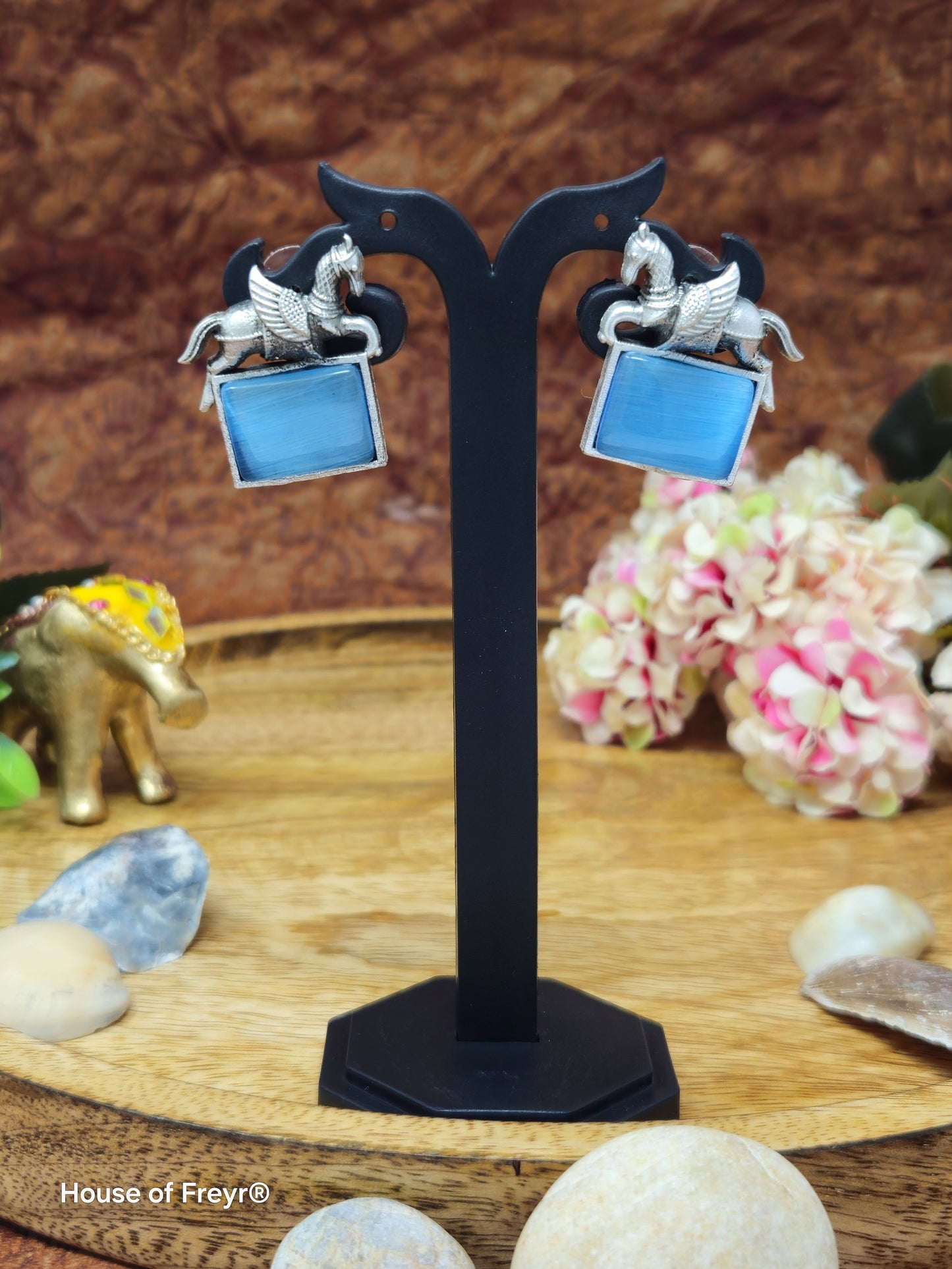 Lucky Horse Stud Earrings