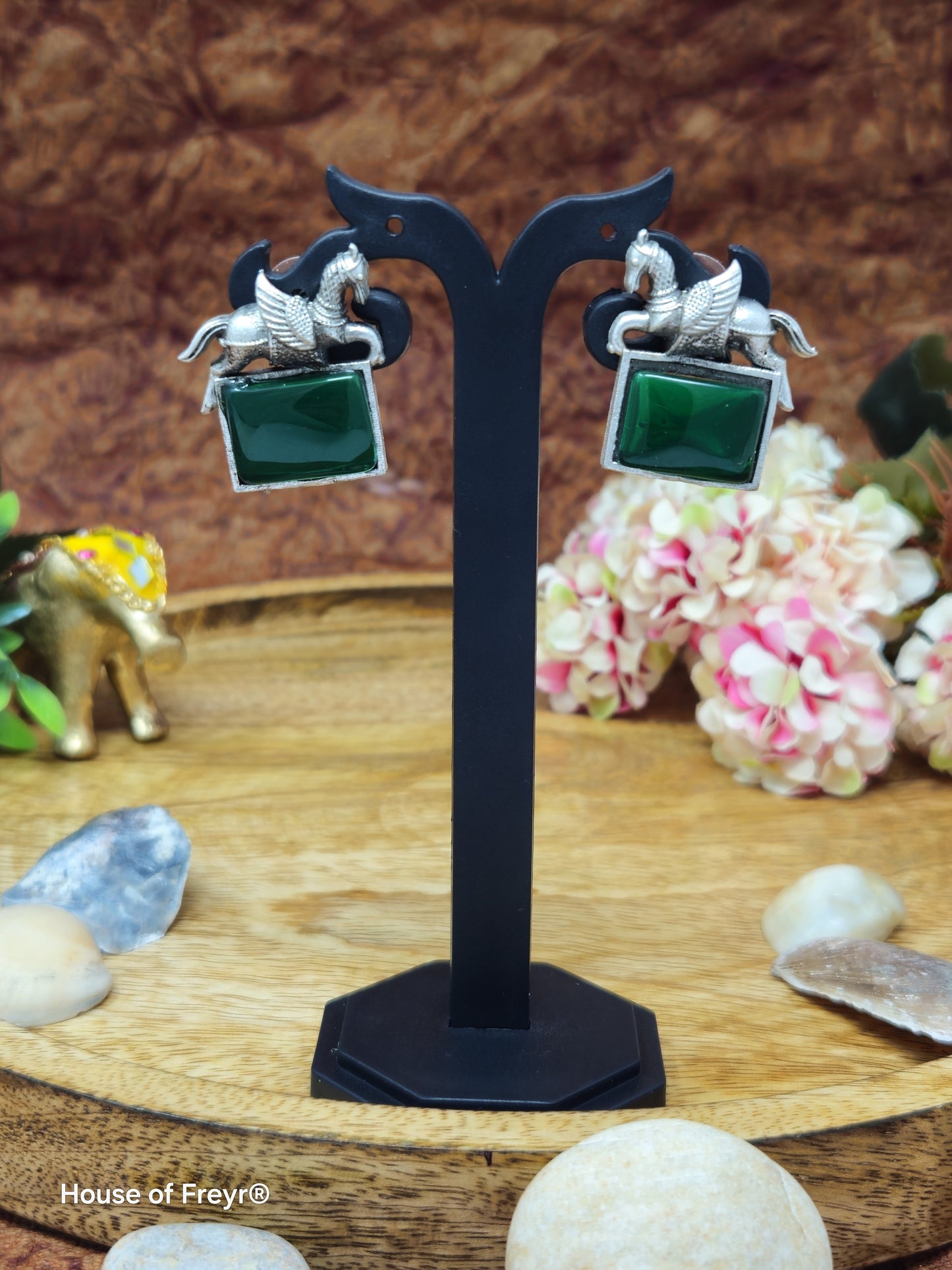 Lucky Horse Stud Earrings
