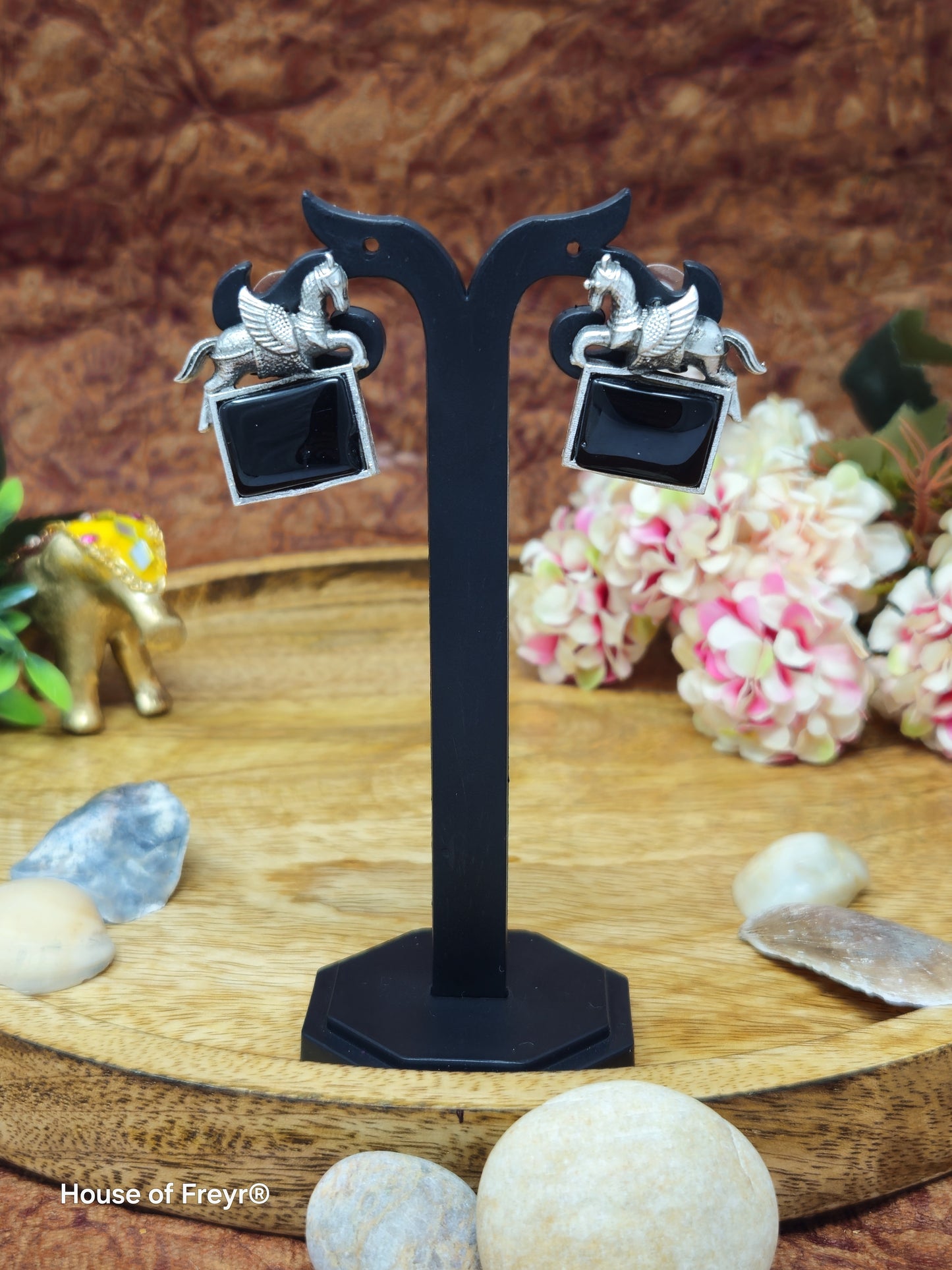 Lucky Horse Stud Earrings