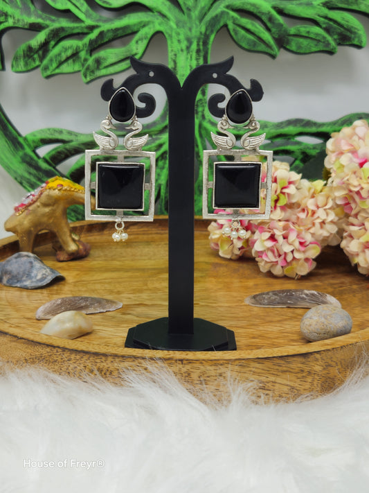 Square Shape Dangler Earrings