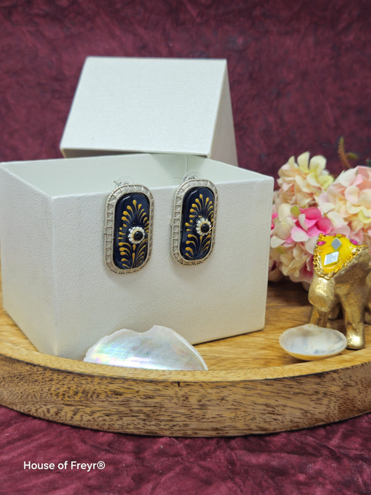 Handcrafted Meenakari Studs Earring
