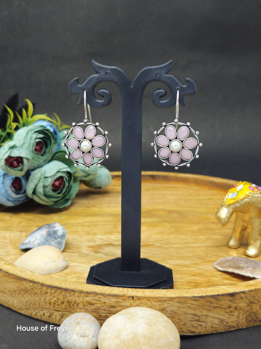 Floral Hook Earrings