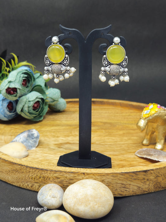 Antique Silver Stud Earrings